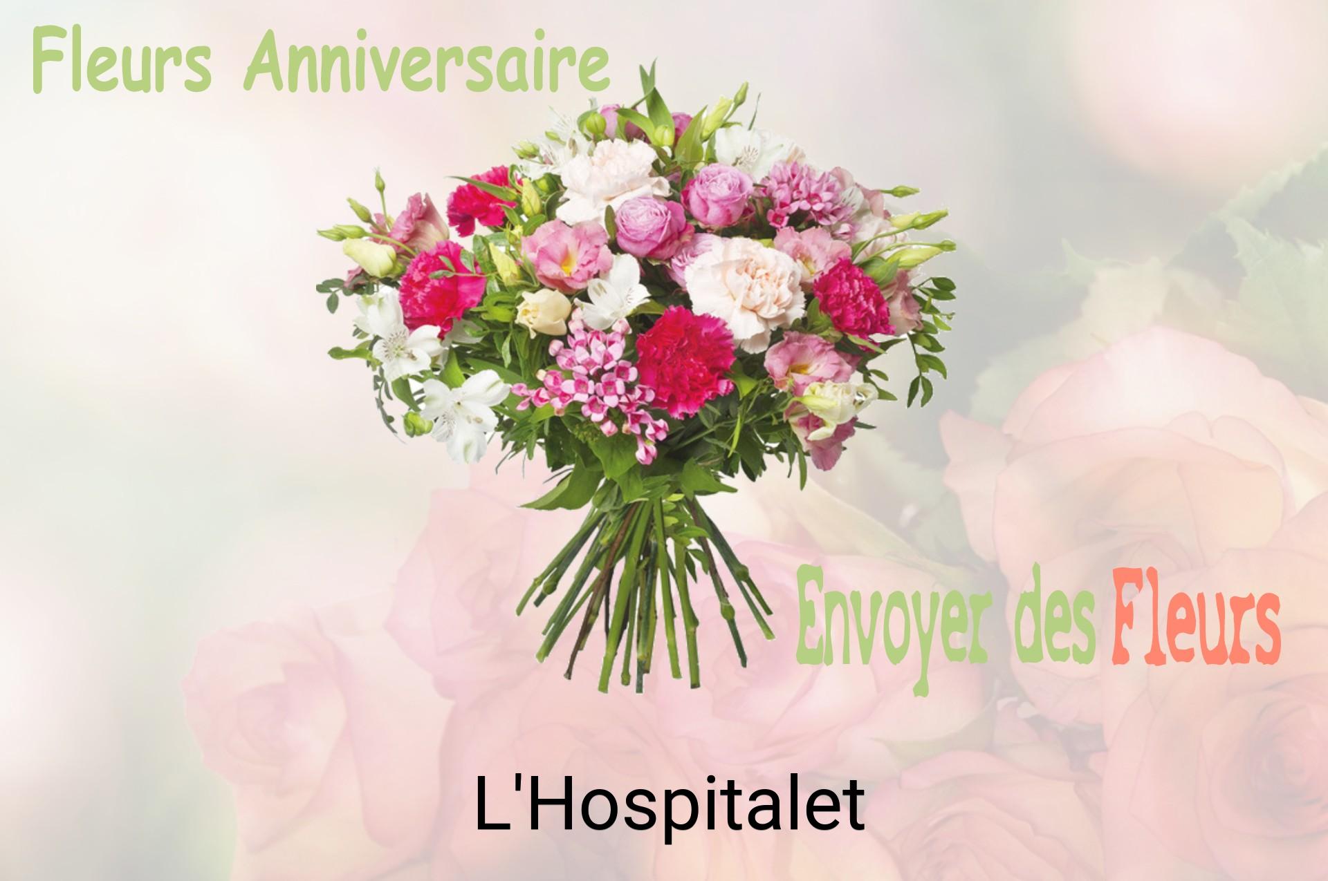 Bouquet de fleurs d’anniversaire livré à L'Hospitalet