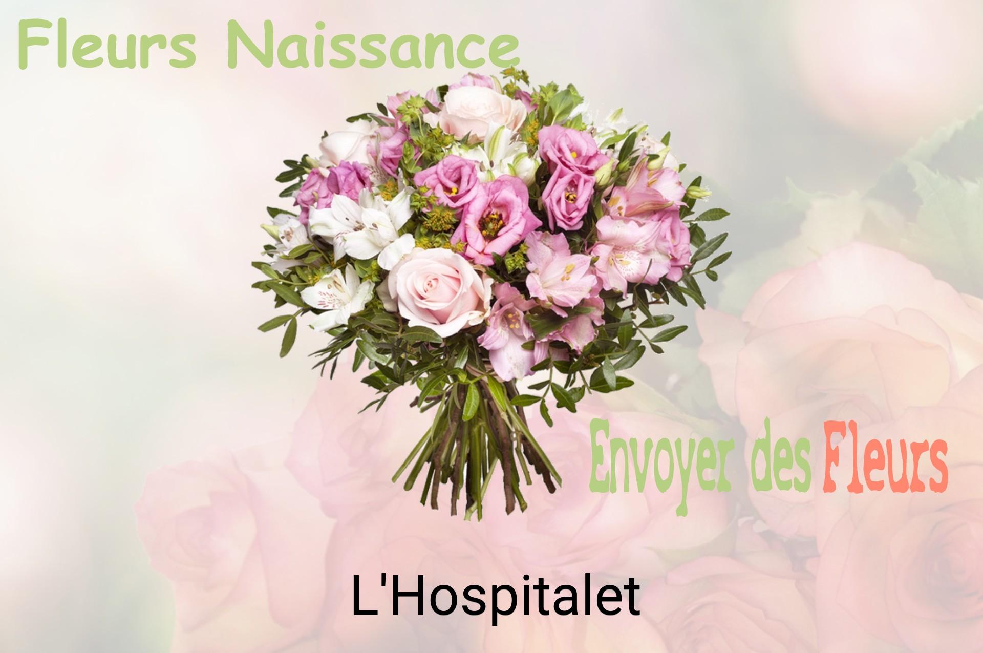 Bouquet de fleurs de naissance livré à L'Hospitalet