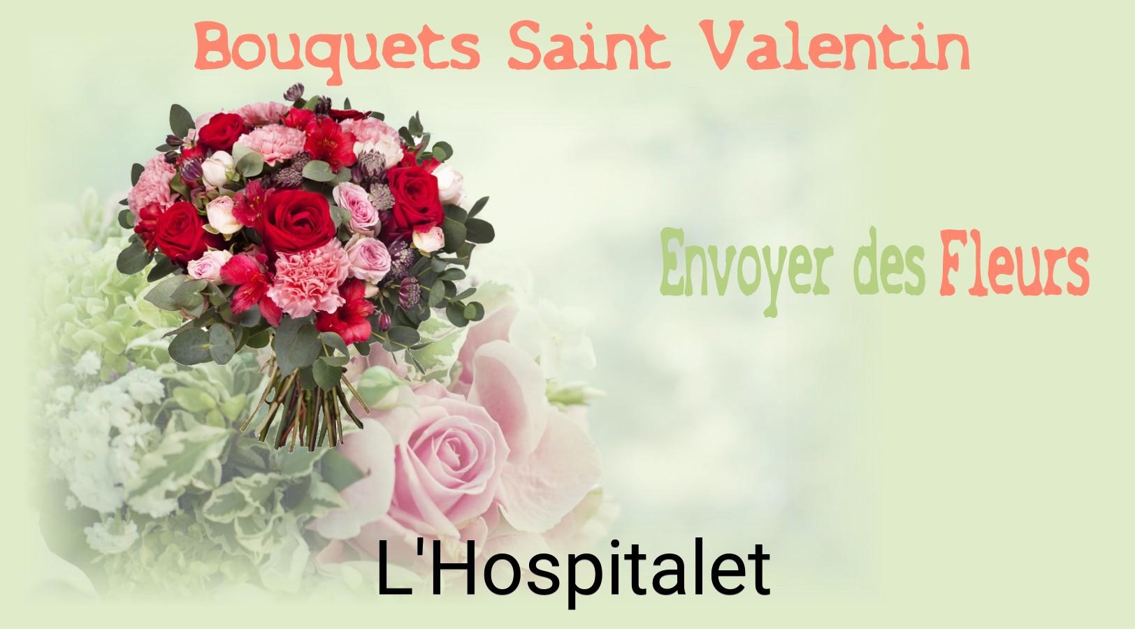 Roses de Saint-Valentin livrées à L'Hospitalet